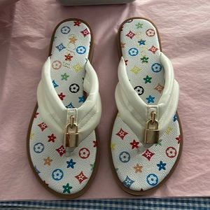 White sandals Brand New